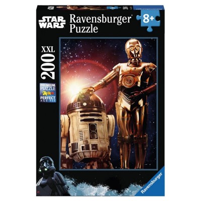 Puzzle 200 pièces xxl : star wars : r2-d2 et c-3po  Ravensburger    566770